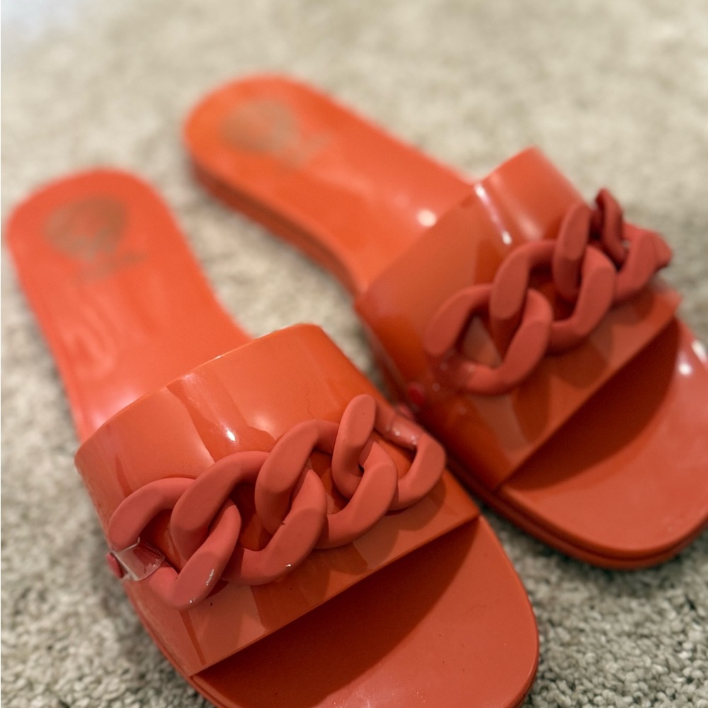 Vince Camuto Orange Sandals with Wide Strap - Picture 3 of 3